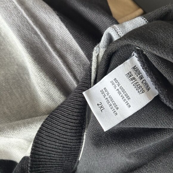 Spring & Mercer Men's Short Sleeve Polo Sweater Striped (FITS LIKE A XL) Preppy - Picture 5 of 13